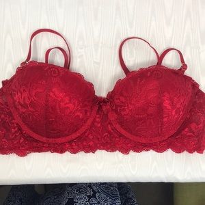 🧡 Red Marilyn Monroe Convertible Push Bra 🧡